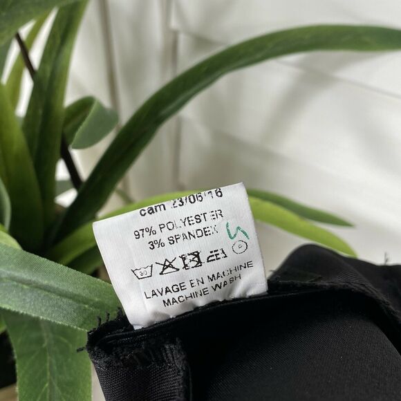 Lior Paris‎ Black Depose Classic Pants Side Zip Split Cuff Womens Size T2 US 6 - Picture 9 of 11